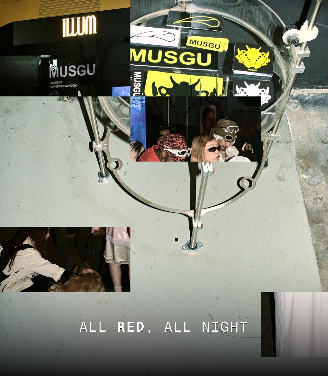 all red, all night