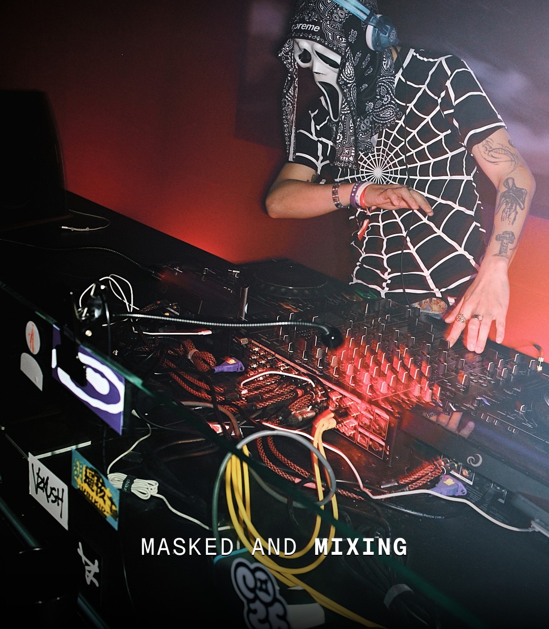 masked and mixing