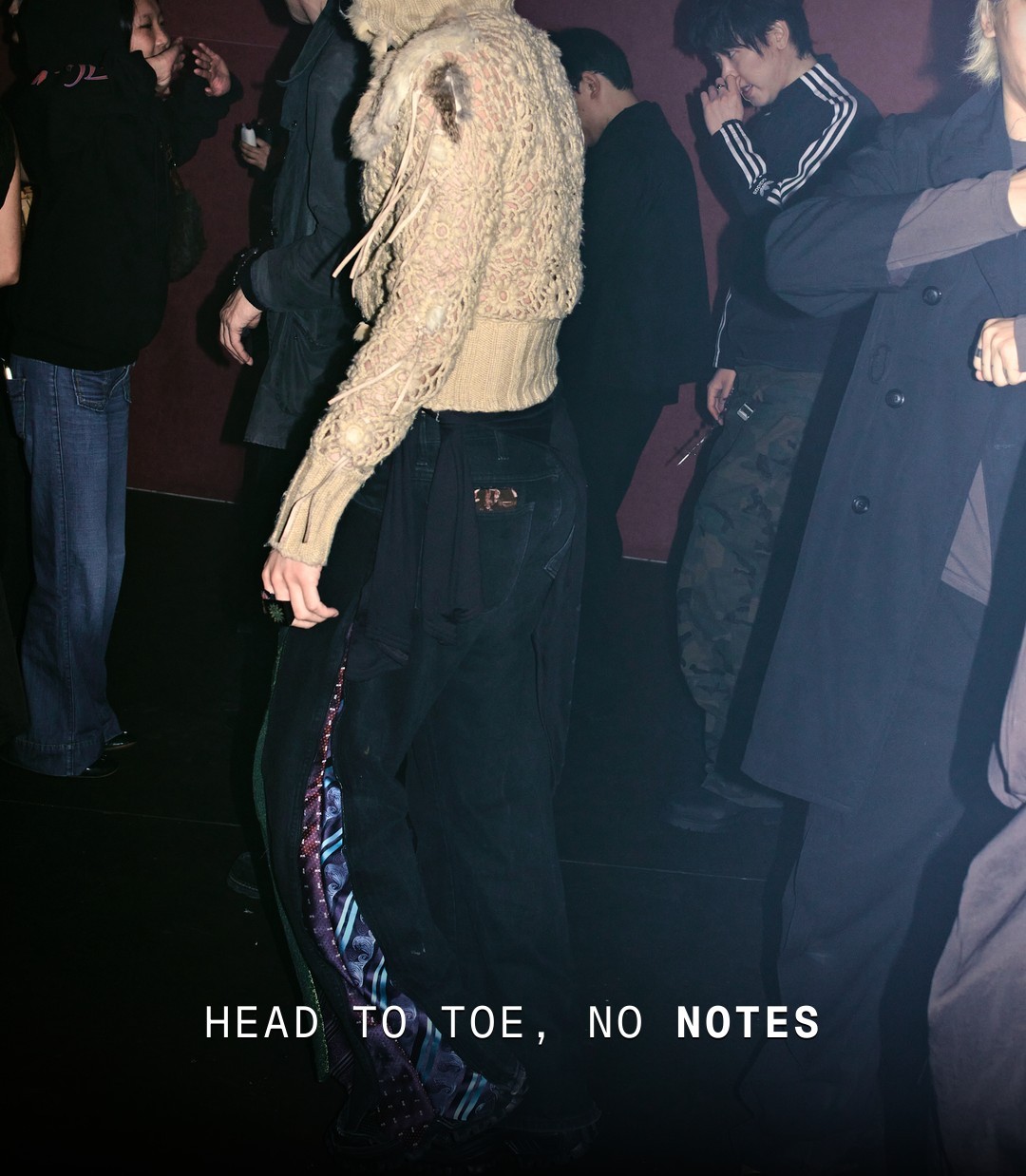 head to toe, no notes